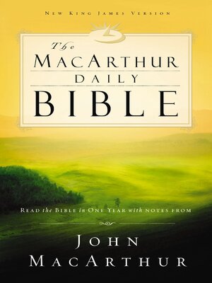 cover image of NKJV, the MacArthur Daily Bible